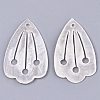 Natural Capiz Shell Pendants X-SHEL-N026-106-2