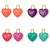 304 Stainless Steel with Enamel Charms SA-OY001-66G-1
