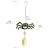 Halloween Spider Alloy & Iron & Eanmel Wind Chime PW-WG9BBC0-02-1