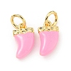 Brass Enamel Charms KK-G416-37G-2