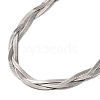 304 Stainless Steel Snake Chains Necklaces NJEW-M075-02B-P-2