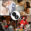 Velvet Cover Plastic Couple Ring Box VBOX-WH20001-02B-5