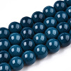 Opaque Solid Color Glass Beads Strands GLAA-T032-P4mm-14-1