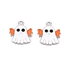 Halloween Theme Alloy Enamel Pendants ENAM-T020-08G-2