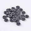 2-Hole Flat Round Resin Sewing Buttons for Costume Design BUTT-E119-24L-01-1