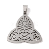 201 Stainless Steel Pendants STAS-A094-24P-1