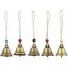 Iron Bell Pendant Decorations HJEW-JM02173-1