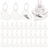 DIY Blank Wine Glass Charm Making Kit DIY-FG0004-59A-1