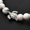 Howlite Stretch Bracelets Set for Women Men Girls Gifts BJEW-JB06711-5