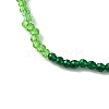 Faceted Rondelle Glass Beaded Necklace for Women NJEW-M208-02A-4