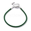 Polyester Cord Braided Bracelet Makings MAK-Z003-01P-21-1