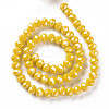 Electroplate Glass Beads Strands LS-EGLA-A034-P4mm-A07-3