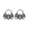 Bat 316 Surgical Stainless Steel Hoop Earrings X-EJEW-G416-31AS-4