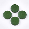 Painted Natural Wood Beads WOOD-S049-02B-04-1