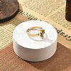 304 Stainless Steel Adjustable Rings for Women LS-RJEW-F169-01G-05-2