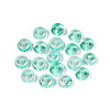 Baking Paint Electroplate Transparent Glass Beads EGLA-Q141-01A-A09-1