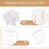 Fingerinspire Cardboard Jewelry Display Cards CDIS-FG0001-49-3