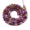 Dyed Natural White Jade Beads Strands G-T139-6mm-60-13-2