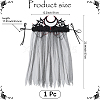 Felt Cloth and Alloy Headwear Crown OHAR-WH20020-01C-2