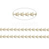3.28 Feet Brass Handmade Beaded Chain X-CHC-I030-02G-1