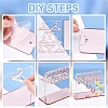 2 Sets Acrylic Earring Display Stands EDIS-PH0001-91-WH-4