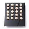 Natural Pearl Ear Studs EJEW-P223-01E-P02-3