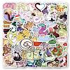 50Pcs Cute Snake PVC Cartoon Stickers SNAK-PW0001-04A-1