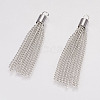 Iron Chain Tassel Pendants IFIN-F144-09P-1