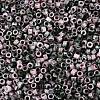Opaque Picasso Cylinder Glass Beads SEED-Q039-06A-11-3
