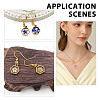 120Pcs 2 Colors Alloy Open Back Bezel Pendants FIND-AR0005-93-5