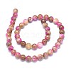 Natural Dyed Jade Beads Strands G-F601-A13-2