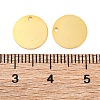 925 Sterling Silver Blank Flat Round Charms STER-F057-01G-01-3