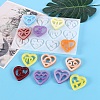 Heart with Constellation Silicone Pendant Molds DIY-I065-12-6