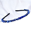 Lapis Lazuli with Metal Hair Bands PW-WG38918-05-1