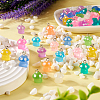 Luminous Translucent Resin Mushroom Charms CD-TAC0001-47-5