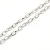 304 Stainless Steel Cable Chain Necklace Making STAS-A028-N091P-2