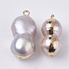 Natural Cultured Freshwater Pearl Pendants BSHE-N008-01A-3