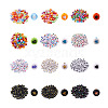 1200Pcs 12 Style Opaque Acrylic Beads MACR-PJ0001-04-9