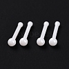 Hypoallergenic Bioceramics Zirconia Ceramic Round Ball Nose Bone Rings AJEW-Z014-03C-2