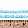 Frosted Opaque Glass Beads Strands GLAA-N017-4mm-18-2