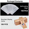 Paper Keychain Display Cards CDIS-WH0028-01B-4