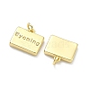 Brass Pendants KK-D229-22G-3