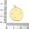 Rack Plating Brass Micro Pave Cubic Zirconia Pendants KK-D359-16G-3