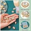30Pcs 5 Styles Crystal Glass Rhinestone Pendants RB-TA0001-09-5