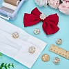 6Pcs Glass Rhinestone Shank Buttons BUTT-FG0001-52G-4