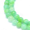 Natural Dyed Jade Beads Strands G-F601-A20-3