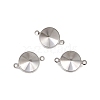 304 Stainless Steel Connector Charms STAS-B108-02P-02-1