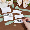 50Pcs Rectangle Blank White Paper Gift Tags CDIS-WH0021-059A-2