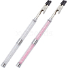 2Pcs Iron and PVC and Acrylic Alligator Memo Clips FIND-SC0011-25C-1