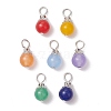 Natural Dyed Malaysia Jade Pendants PALLOY-JF03357-01-1